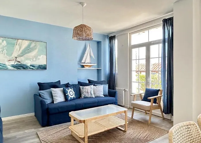 Les Mouettes 1, Agreable 5 Personnes, 2 Chambres, A 5 Minutes De La Grande *