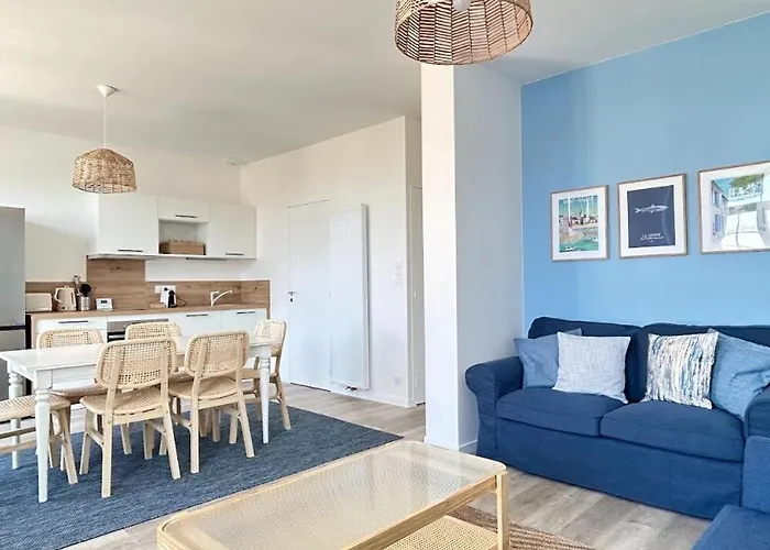 Les Mouettes 1, Agreable 5 Personnes, 2 Chambres, A 5 Minutes De La Grande Saint Gilles Croix de vie